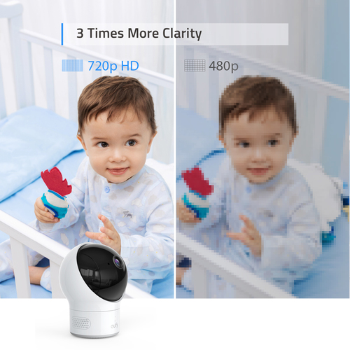 SpaceView Baby Monitor, with Clear 720p Display